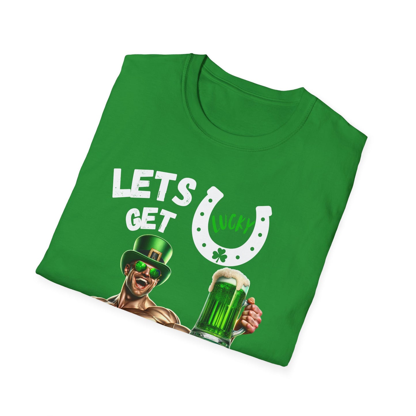 St Patrick's Day T-Shirt Let's Get Lucky! Party Leprechaun Irish Festive