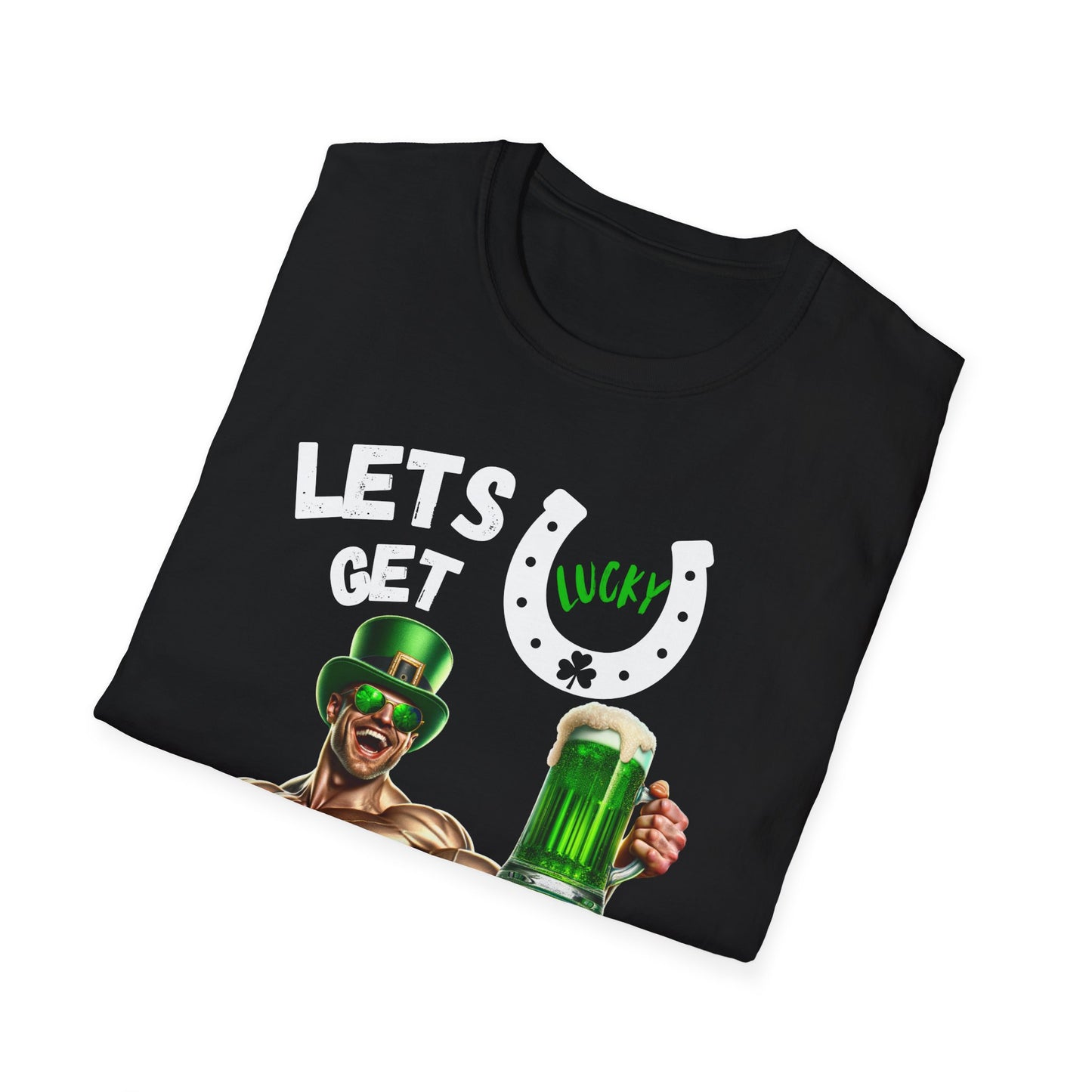 St Patrick's Day T-Shirt Let's Get Lucky! Party Leprechaun Irish Festive