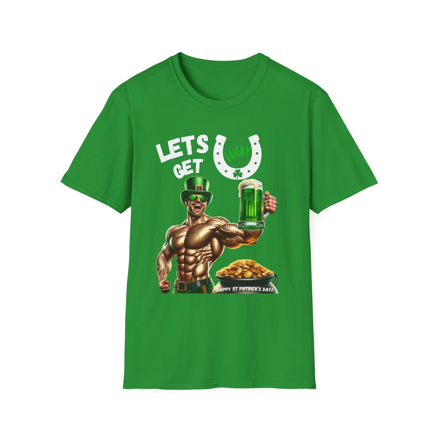 St Patrick's Day T-Shirt Let's Get Lucky! Party Leprechaun Irish Festive